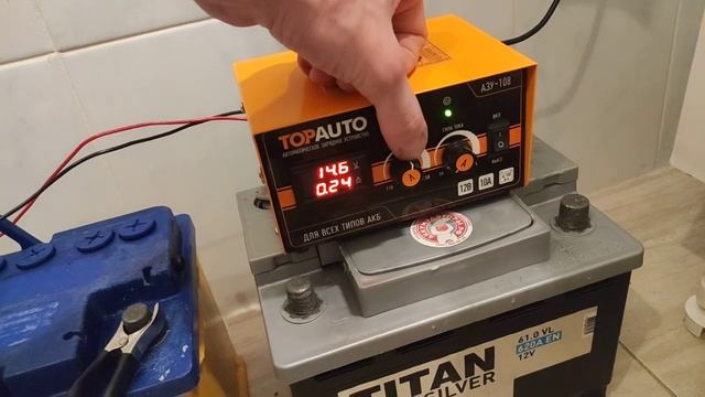 Зарядное устройство ТопАвто АЗУ-108 для свинцово-кислотных акб. Обзор смотреть онлайн