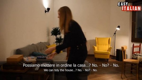 What can you do at home in the evening? | Super Easy Italian 5