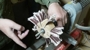 Простой лепестковый  шлифовальный барабан для обработки криволинейных деталей