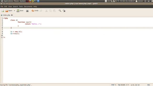 PHP OOP EP 11 function return value смотреть онлайн