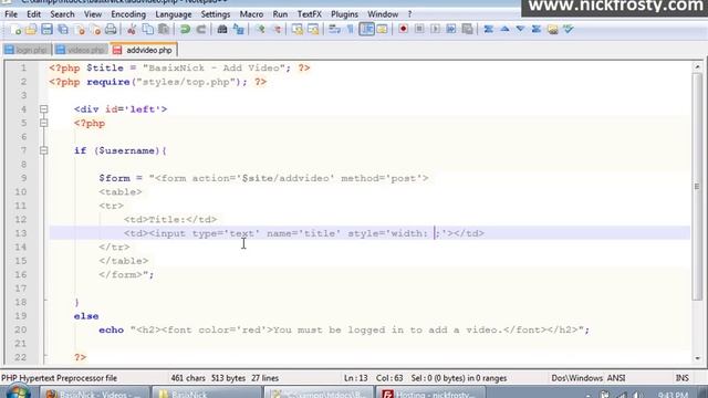Make a Community Site (Part 40) // Add Videos Page (Part 1/3) смотреть онлайн