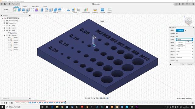 How to calibrate 3D printed thread for direct use смотреть онлайн