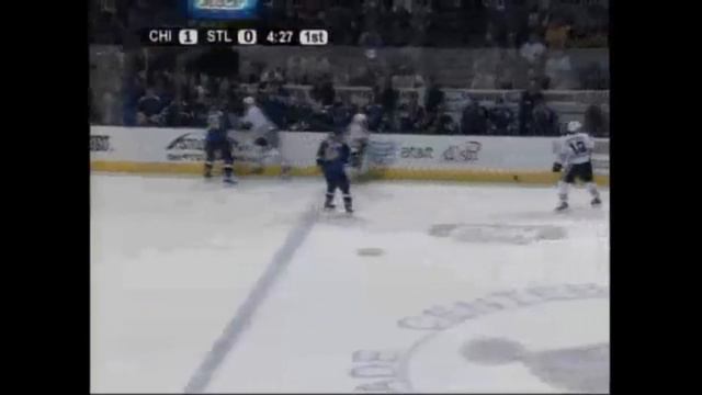 David Perron #57 (St. Louis Blues) first NHL goal Nov 3, 2007 (Classic NHL) смотреть онлайн