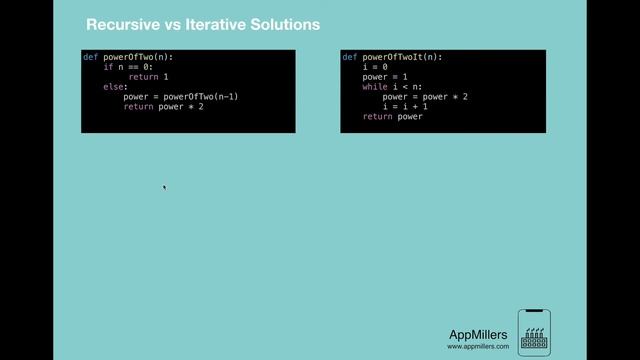 Recursive vs Iteration solutions смотреть онлайн