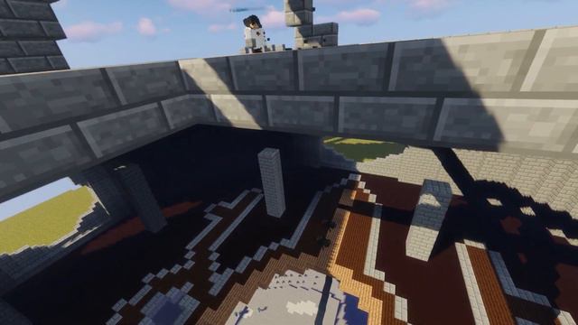 Строительство воздушного замка на сервере MineLegacy в Майнкрафт- День первый #1 смотреть онлайн