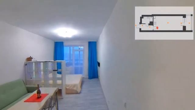 Посуточная Аренда студии в Санкт-Петербурге. Студия, 30 м², Репищева ул., д. 10к1, Приморский р-н смотреть онлайн