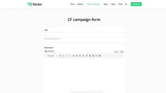Backer - The crowdfunding and fundraising WordPress theme (Overview) смотреть онлайн