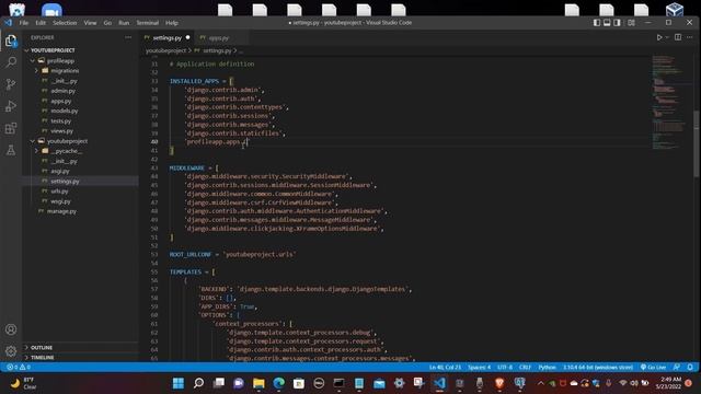 Python | How to create a Django project and connect it with PostgreSQL PART 1 смотреть онлайн