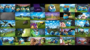 Angry birds blues. Все серии сразу. Angry birds blues. All series at once.