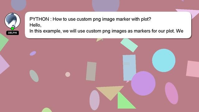 PYTHON : How to use custom png image marker with plot? смотреть онлайн