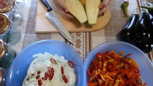 Такого ещё Вкусного Салата Вы не Пробовали ! Баклажаны с овощами , Без Стерилизации ! смотреть онлайн