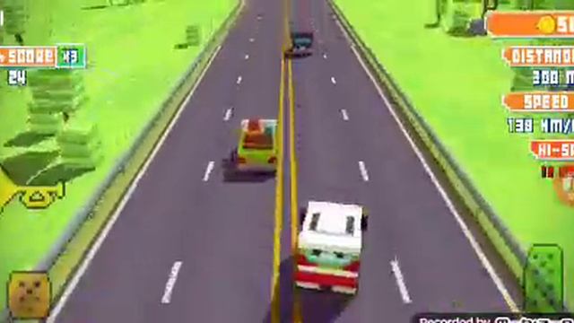 Играем в Blocky Highway смотреть онлайн