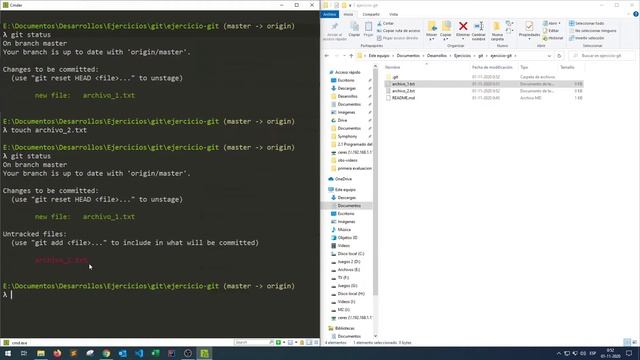GIT - Actualizando área de preparación y versión (git add - git commit) смотреть онлайн