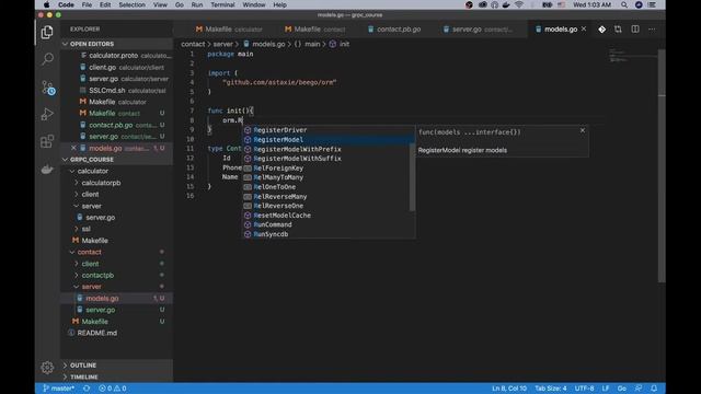 gRPC Golang - MySQL & Beego ORM - #11.2 - Define model - The Funzy Dev смотреть онлайн