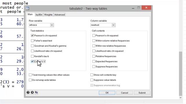 Stata Tutorial: Cross-tabulation and Chi-squared test смотреть онлайн