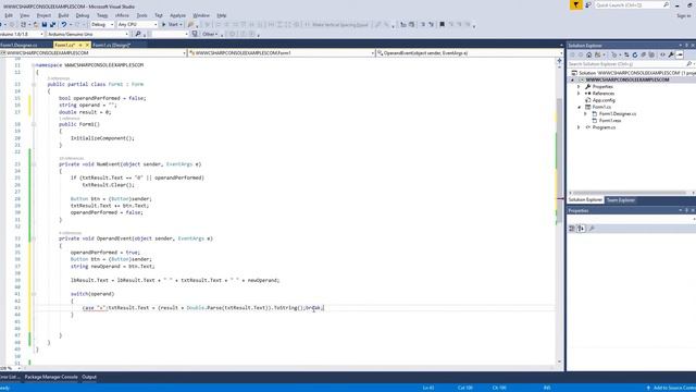How to Make a Calculator in C# Windows Form Application смотреть онлайн