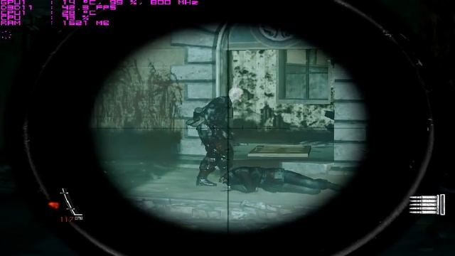 Sniper Elite Nazi Zombie Game play com o AMD A6 6400k смотреть онлайн
