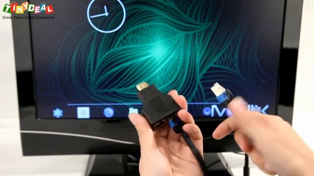 30M HDMI to Dual RJ45 Port Network Cable Extender смотреть онлайн