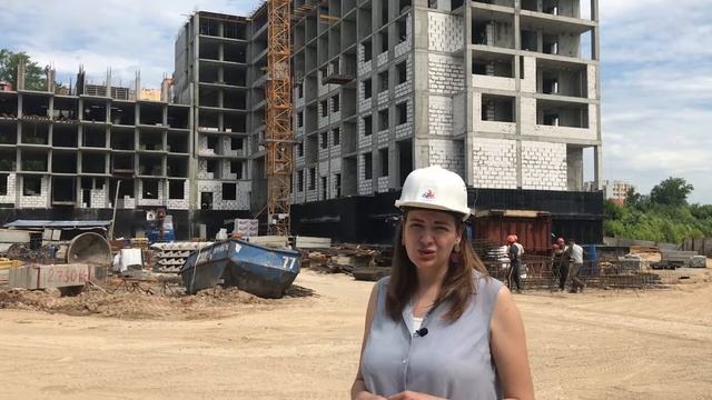 Репортаж со стройки 16 июня 2020 года жилой комплекс Орбита смотреть онлайн