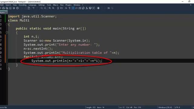 Program to print multiplication table of given number in Java | In Hindi | Learners Region смотреть онлайн