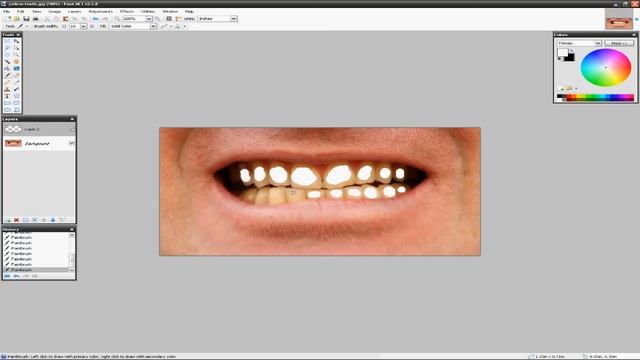 Paint.Net White Teeth Tutorial смотреть онлайн