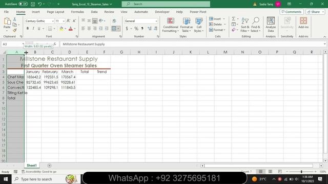 Excel_1E_Steamer_Sales | Excel 1E Steamer Sales смотреть онлайн