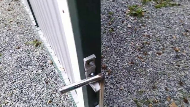 замок для откатных ворот. смотреть онлайн