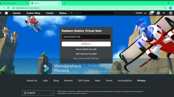 Redeeming Roblox Toy Codes!!!
