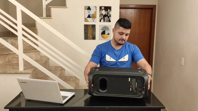 JBL PARTYBOX 100 - Testando grave - Unboxing смотреть онлайн