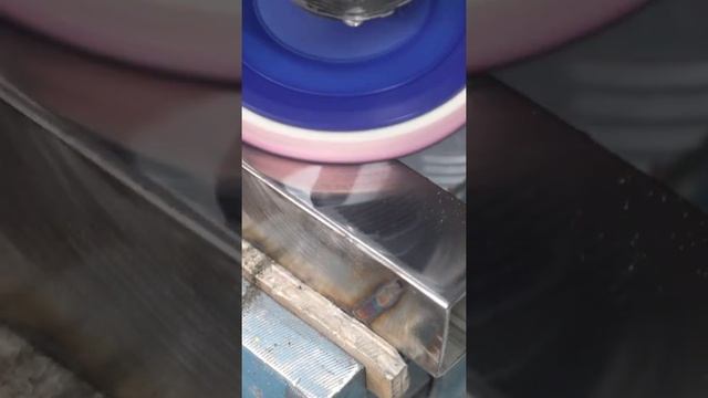 Ручная механическая полировка нержавейки войлочным кругом и пастой Gtool Inox ? смотреть онлайн