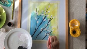 Урок ИЗО для 1го класса. Вербочка пушистая, учитель Ковтуненко Лидия Андреевна