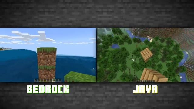 Майнкрафт Java VS Bedrock - Часть 1 ► Какая версия лучше? • Джава против Бедрок / Minecraft смотреть онлайн
