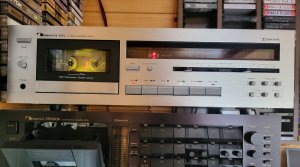 Кассетная дека Nakamichi 480Z серебристого цвета-Япония-1981-год