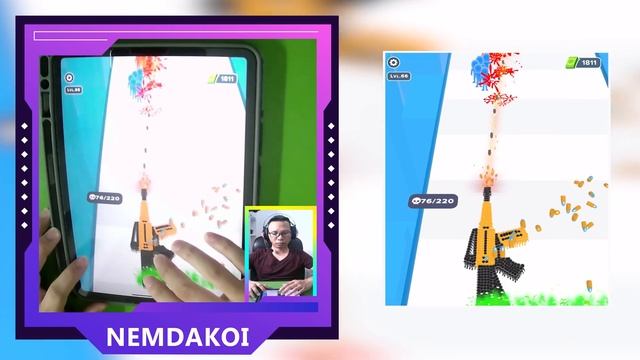 Canvas Run, Ball Run 2048, Ball Merge 2048 - All Levels Gameplay Android,ios New Mobile Games AVOP смотреть онлайн