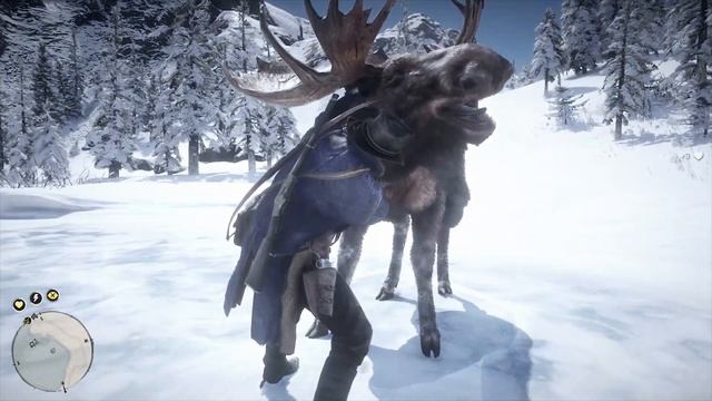 GUARANTEED way TO FIND and hunt the THREE STAR Western Bull Moose - Red Dead Redemtion 2 смотреть онлайн