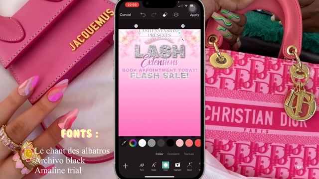 HOW TO MAKE A CUTE FLYER FOR YOUR BUSINESS FOR FREE????✨ смотреть онлайн