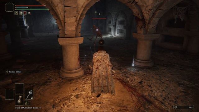 Deathtouched Catacombs Elden Ring Walkthrough | Black Knife Assassin Boss Fight смотреть онлайн