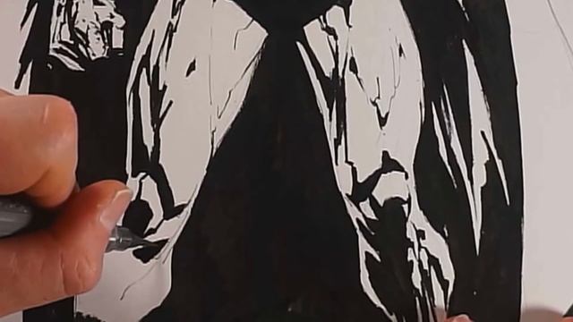 Drawing of Batman with narration. смотреть онлайн