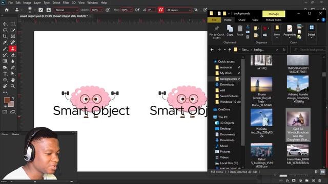 smart objects 2 - Two types of smart objects in Photoshop. смотреть онлайн