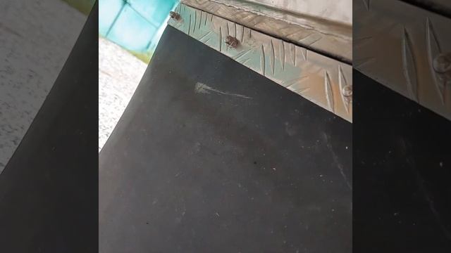 Подкрылки задних колёс из рифленого алюминия на Mitsubishi Fuso смотреть онлайн