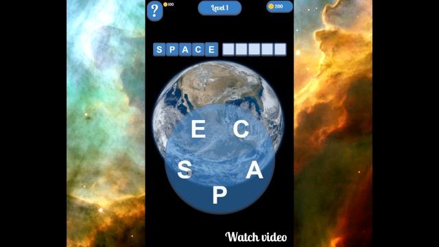 SpaceScape - Crossword Puzzle Game Android смотреть онлайн