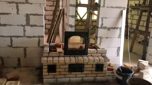 Строим дом из газобетона - Печь 49 смотреть онлайн