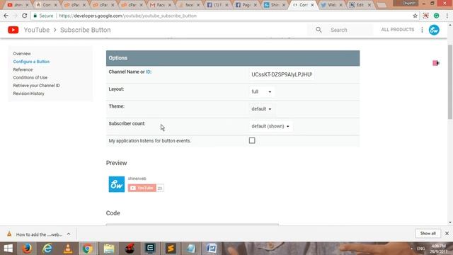 how to add subscribe button on website | subscribe button kaise lagaye | subscribe button embed смотреть онлайн