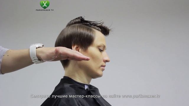 Короткая круглая градуировка. Short round graduation. Парикмахер тв. смотреть онлайн