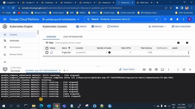 Deploy Kubernetes Load Balancer Service with terraform | GoogleCloudFacilitatorProgram2022 смотреть онлайн
