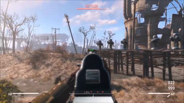 Fallout 4 Nuka-World - Raiding settlements with Gage #1 смотреть онлайн