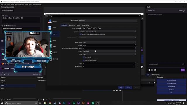 BEST OBS STREAM SETTINGS 2019 | NEW NVENC | NO LAG 60 FPS смотреть онлайн