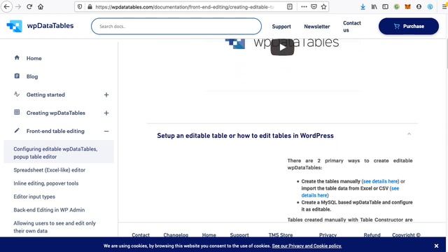 wpDataTables for WordPress review смотреть онлайн