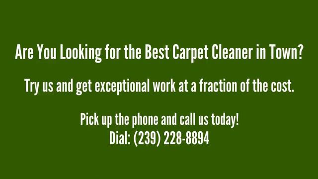 Carpet Cleaning, Restoration, Installation & Maintenance in Sanibel, FL. смотреть онлайн