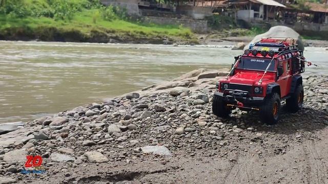 HB ZP1005 DEFENDER , 4x4 OffRoad at Cipamingkis River-Jonggol, West Java - INDONESIA смотреть онлайн